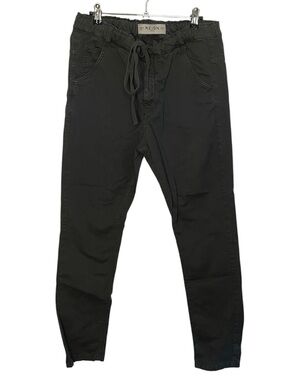 Reign Italia Drawstring  Pants in Charcoal Gray